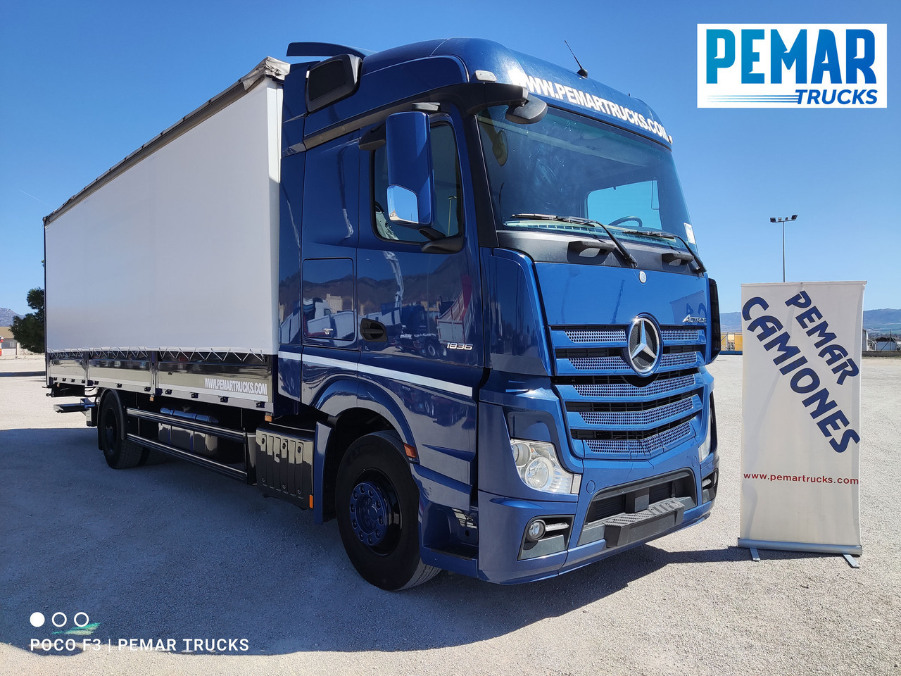 MERCEDES-BENZ ACTROS 1836 SEMITAUTLINER 18T - Camião de lona: foto 3 MERCEDES-BENZ ACTROS 1836 SEMITAUTLINER 18T - Camião de lona: foto 3