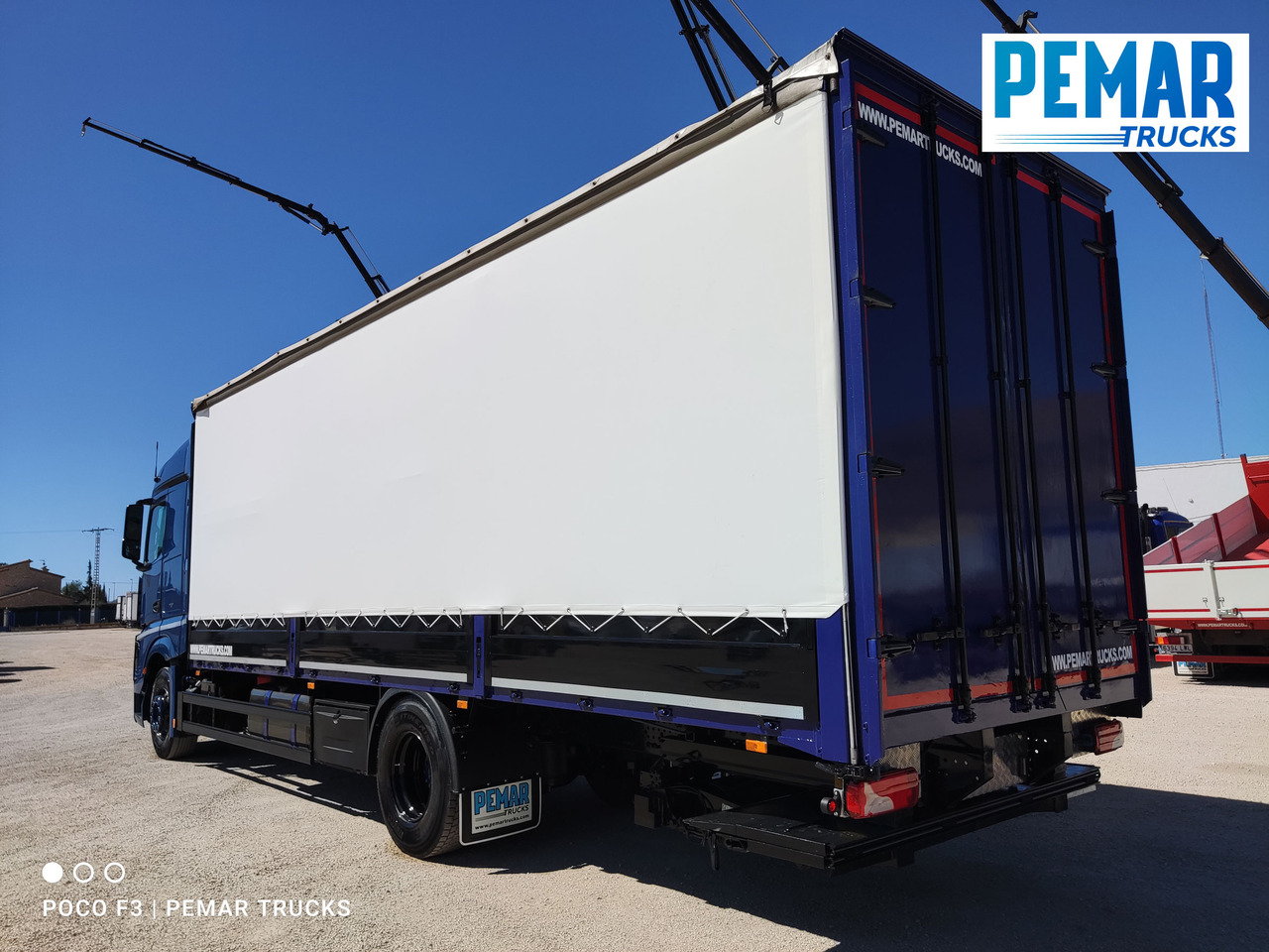 Camião de lona MERCEDES-BENZ ACTROS 1836 SEMITAUTLINER 18T: foto 7
