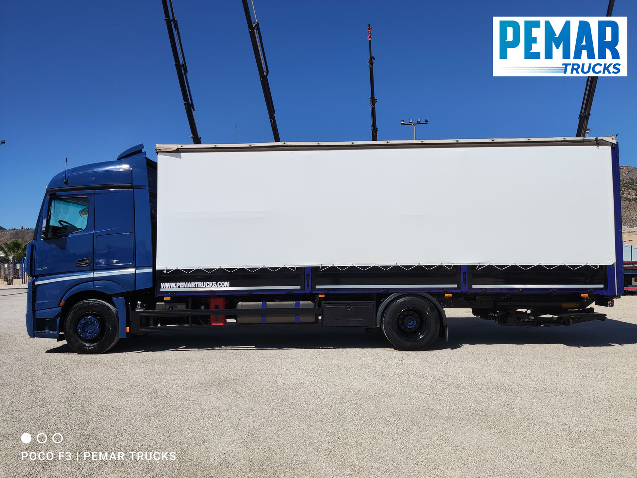 Camião de lona MERCEDES-BENZ ACTROS 1836 SEMITAUTLINER 18T: foto 8