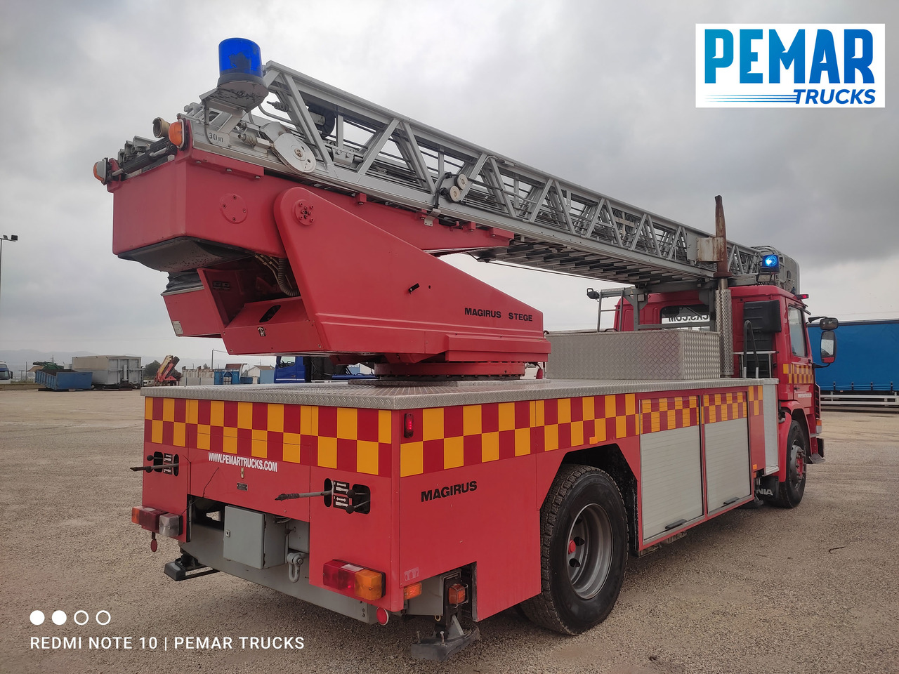 Carro de bombeiro SCANIA G93 250 ESCALERA BOMBEROS: foto 6