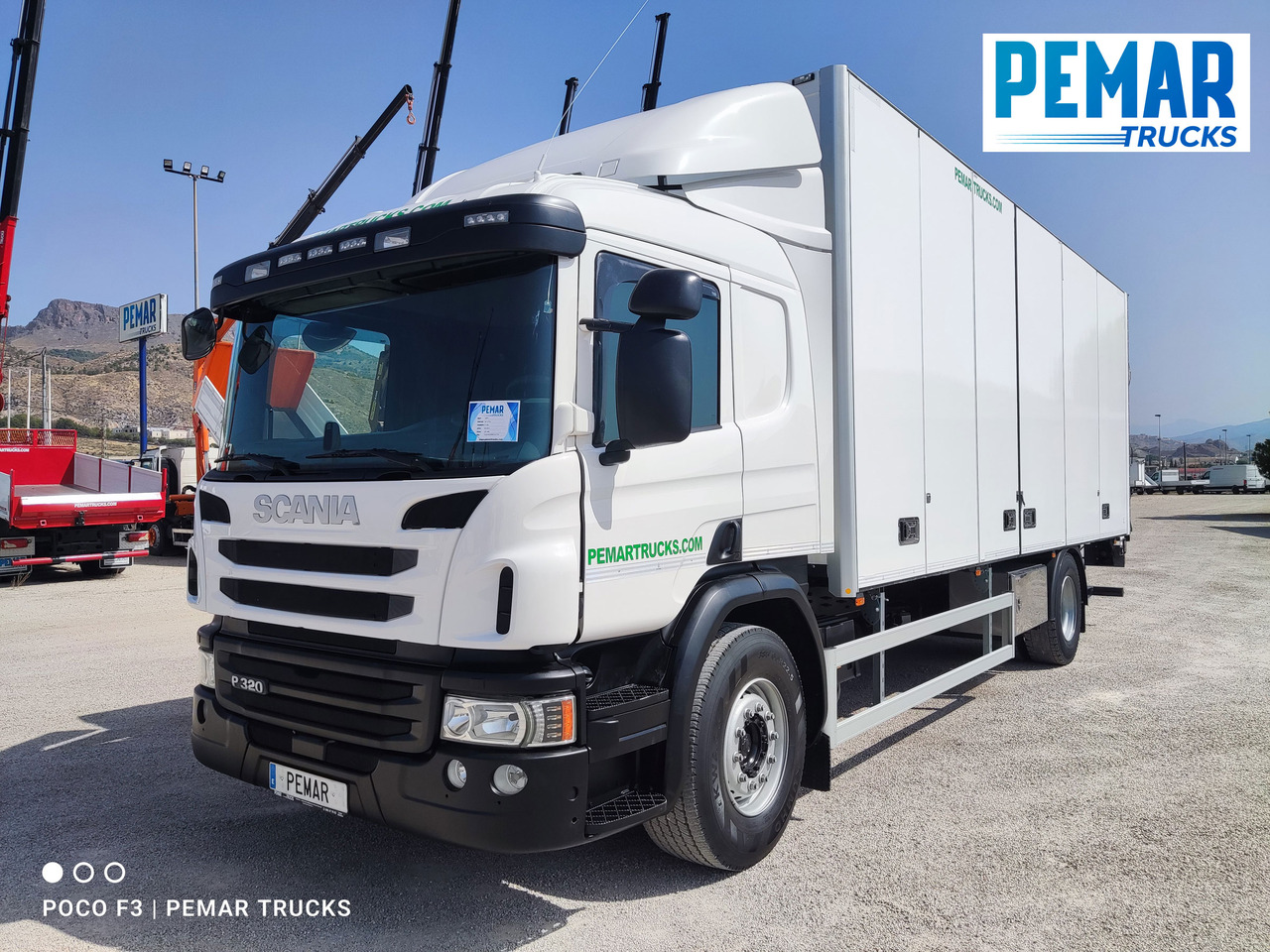 SCANIA P 320 CAJA CERRADA 18T EURO 6 - Camião furgão: foto 1 SCANIA P 320 CAJA CERRADA 18T EURO 6 - Camião furgão: foto 1
