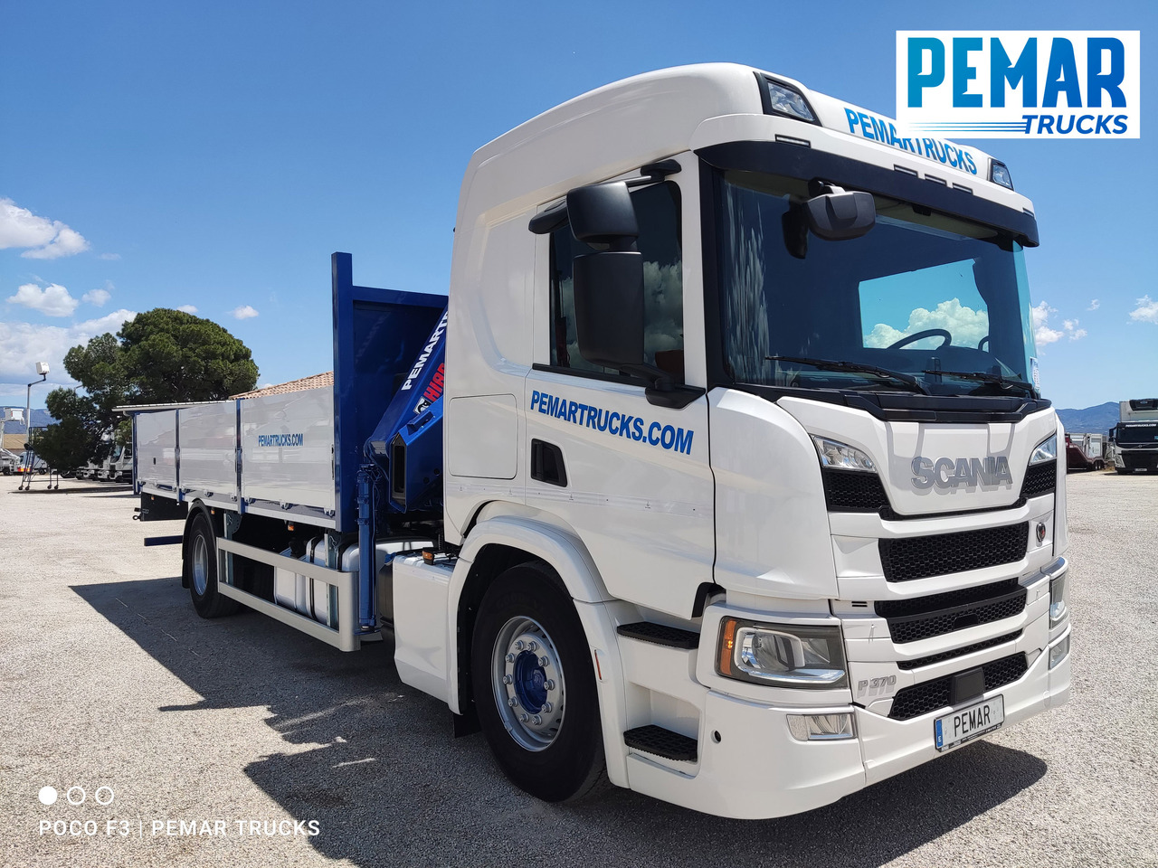 SCANIA P 370 4X2 GRUA CAJA FIJA - Camião de caixa aberta/ Plataforma, Camião grua: foto 4 SCANIA P 370 4X2 GRUA CAJA FIJA - Camião de caixa aberta/ Plataforma, Camião grua: foto 4