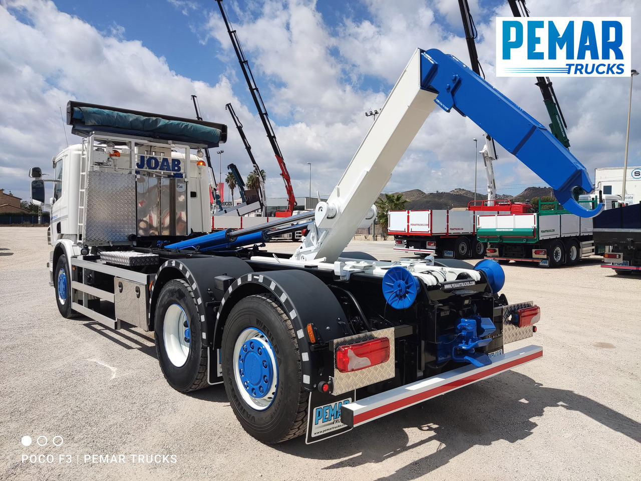 Camião transportador de contêineres/ Caixa móvel SCANIA P 400 6X2 MULTILIFT EURO 5: foto 18