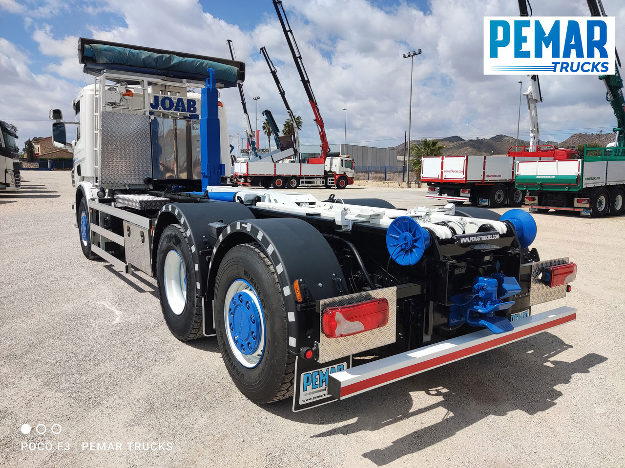 Camião transportador de contêineres/ Caixa móvel SCANIA P 400 6X2 MULTILIFT EURO 5: foto 8