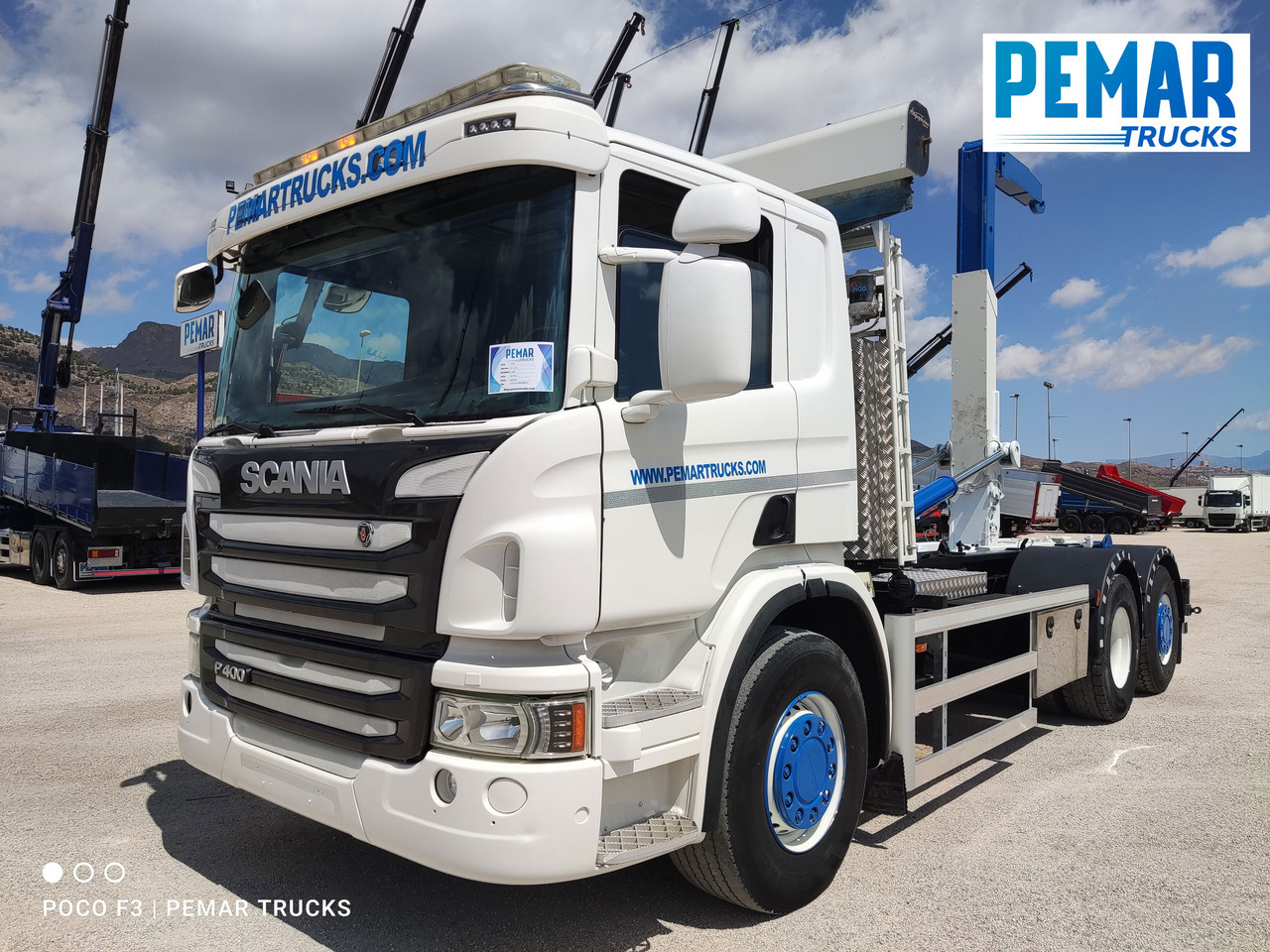 SCANIA P 400 6X2 MULTILIFT EURO 5 - Camião transportador de contêineres/ Caixa móvel: foto 1 SCANIA P 400 6X2 MULTILIFT EURO 5 - Camião transportador de contêineres/ Caixa móvel: foto 1