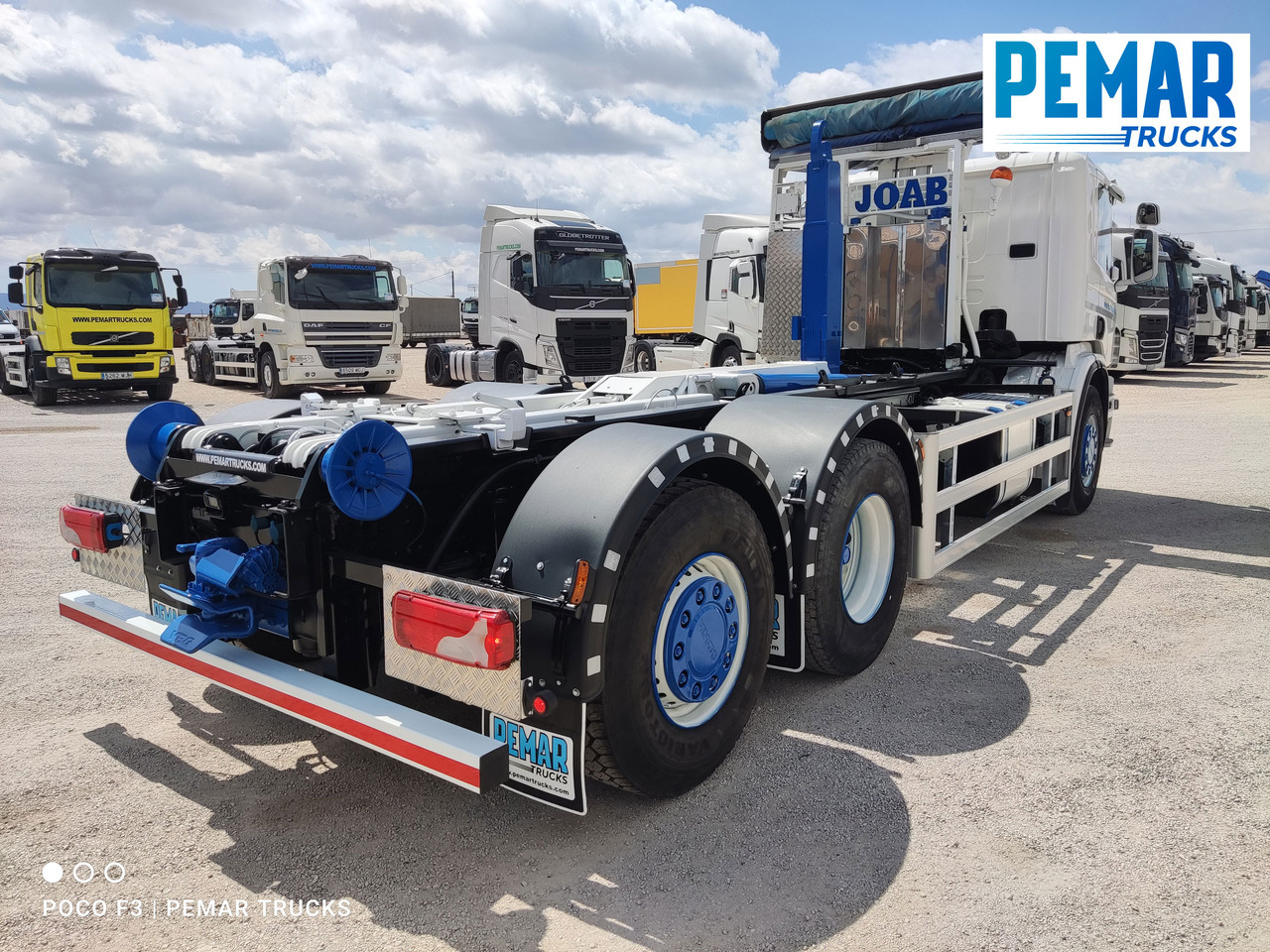 Camião transportador de contêineres/ Caixa móvel SCANIA P 400 6X2 MULTILIFT EURO 5: foto 6