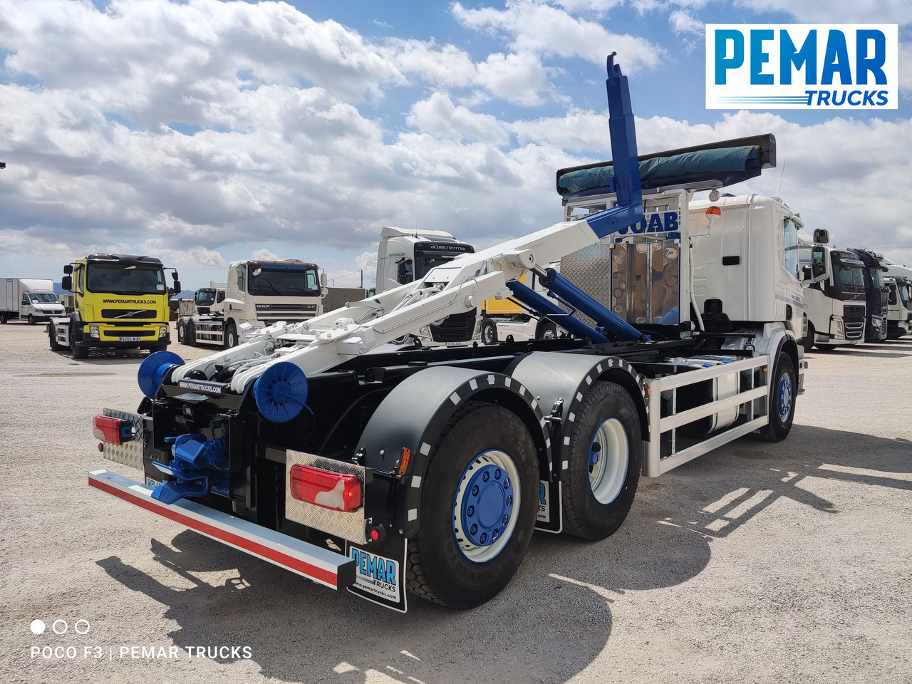 Camião transportador de contêineres/ Caixa móvel SCANIA P 400 6X2 MULTILIFT EURO 5: foto 22