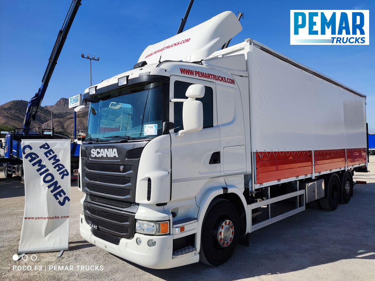 SCANIA R 440 6X2 SEMITAUTLINER - Camião de lona: foto 1 SCANIA R 440 6X2 SEMITAUTLINER - Camião de lona: foto 1