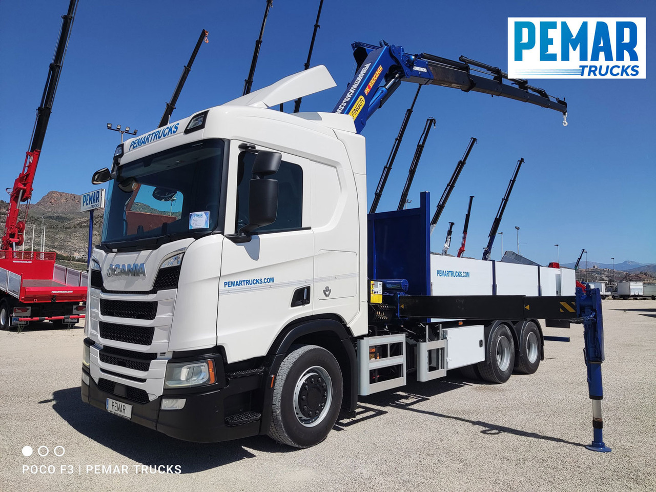 SCANIA R 520 6X2 GRUA CAJA FIJA - Camião grua: foto 1 SCANIA R 520 6X2 GRUA CAJA FIJA - Camião grua: foto 1