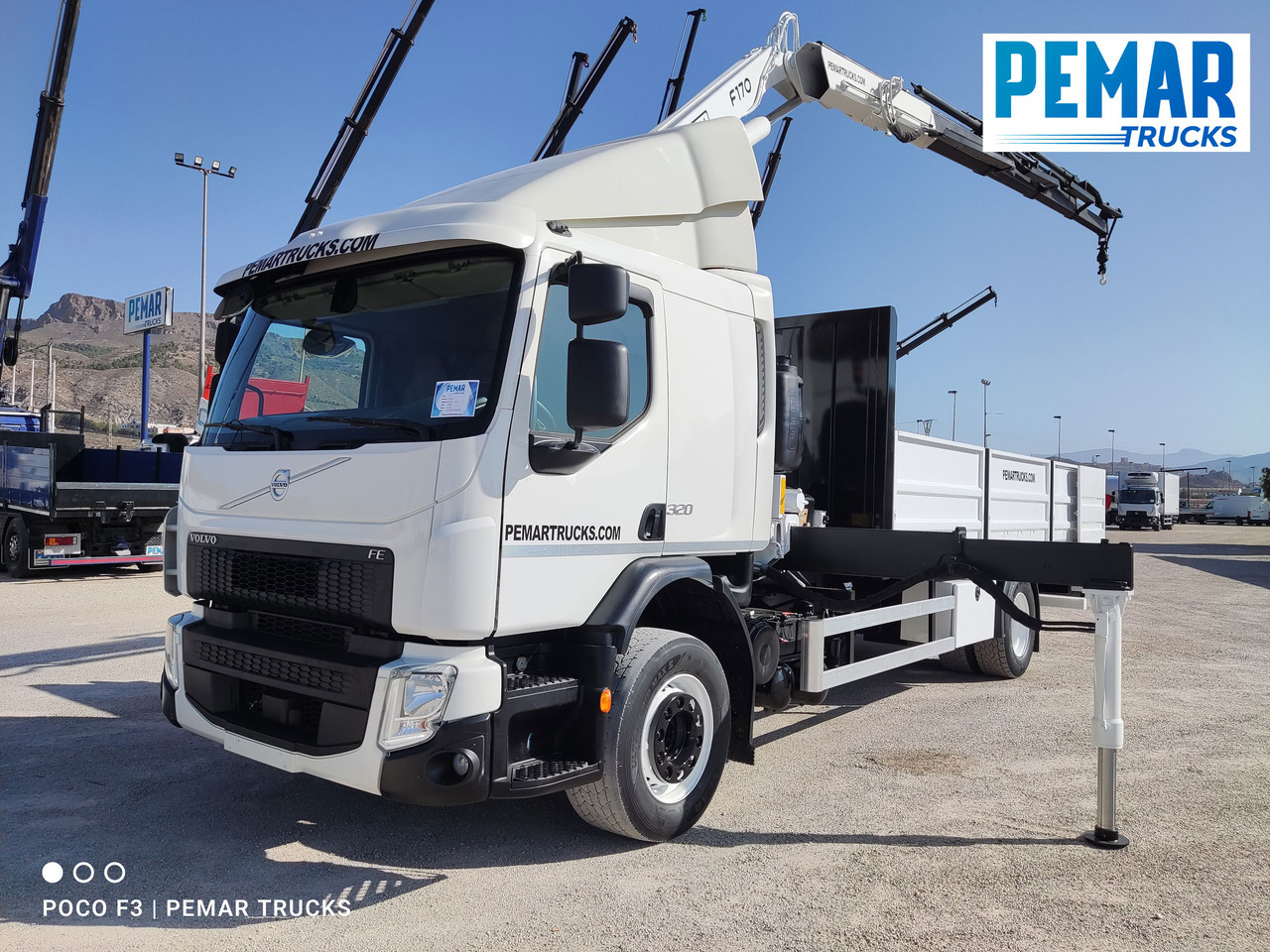 VOLVO FE 320 GRUA CAJA FIJA 18T EURO 6 - Camião grua: foto 1 VOLVO FE 320 GRUA CAJA FIJA 18T EURO 6 - Camião grua: foto 1