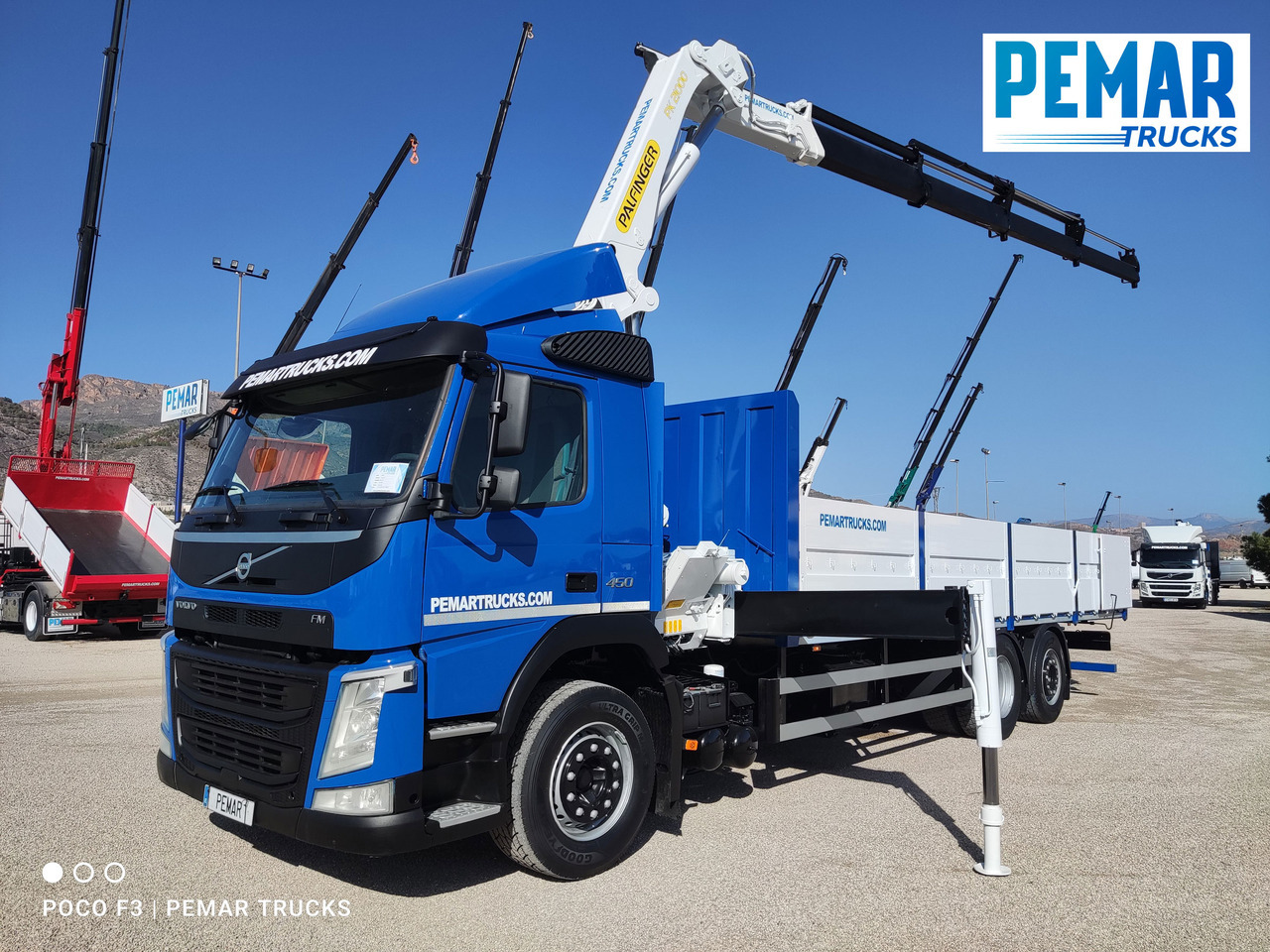 VOLVO FM 450 6X2 GRUA CAJA FIJA EURO 6 - Camião de caixa aberta/ Plataforma, Camião grua: foto 1 VOLVO FM 450 6X2 GRUA CAJA FIJA EURO 6 - Camião de caixa aberta/ Plataforma, Camião grua: foto 1