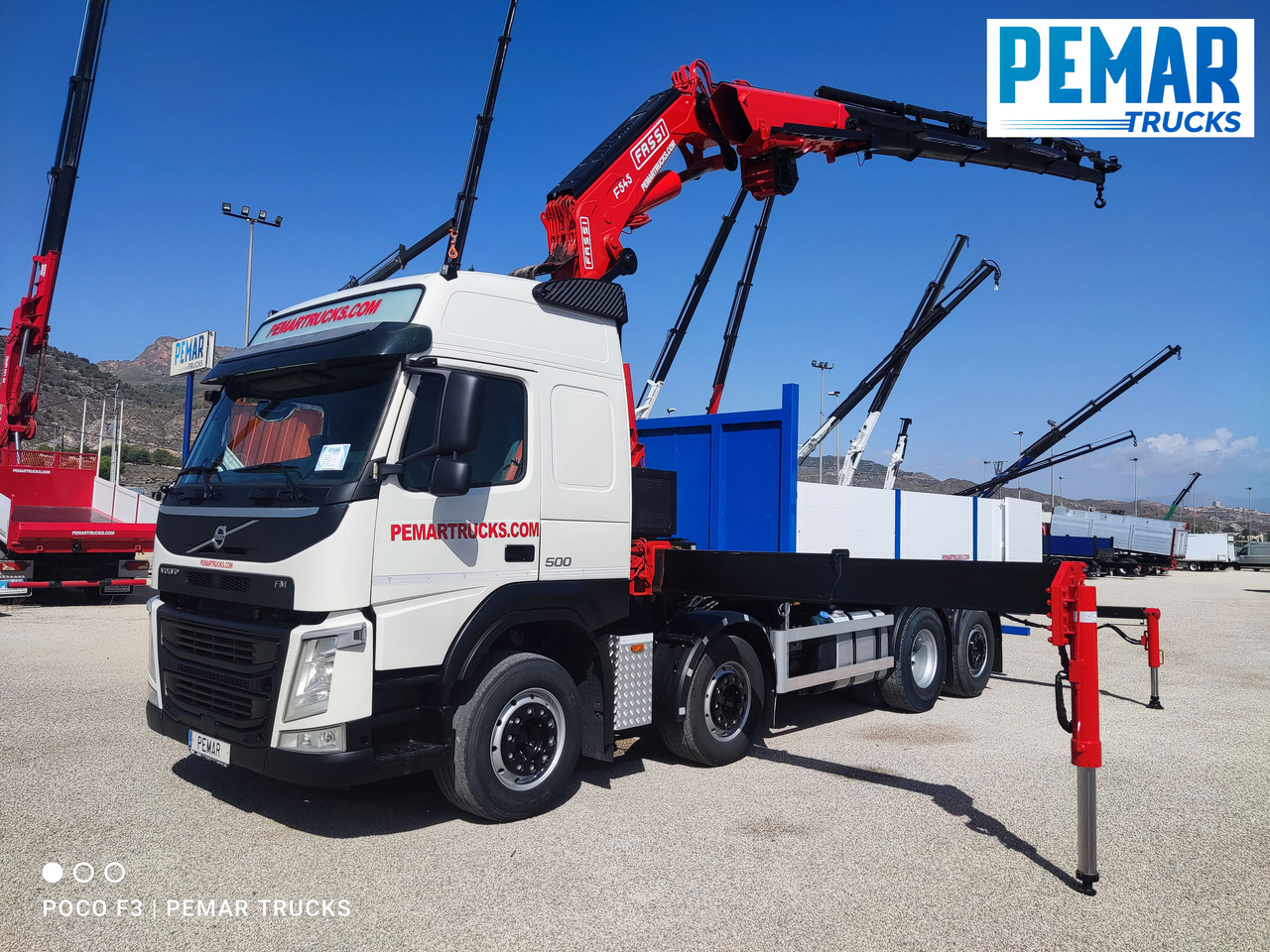 VOLVO FM 500 8X2 GRUA CAJA FIJA 32T - Camião grua: foto 1 VOLVO FM 500 8X2 GRUA CAJA FIJA 32T - Camião grua: foto 1
