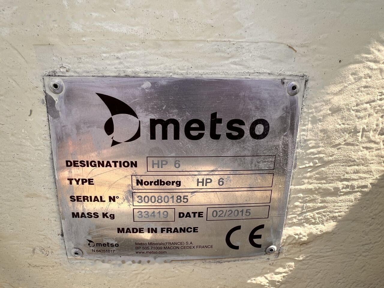 Metso Nordberg HP6 Cone Crusher | Hard Stone - Britador de cone: foto 3 Metso Nordberg HP6 Cone Crusher | Hard Stone - Britador de cone: foto 3