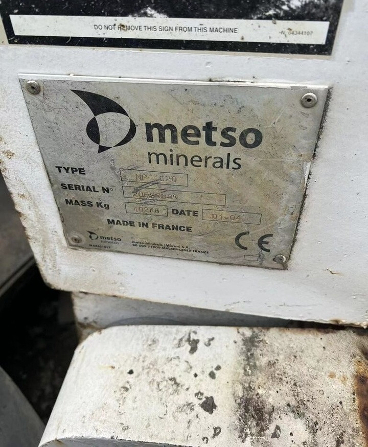 Metso Nordberg NP1620 - Britador de impacto: foto 2 Metso Nordberg NP1620 - Britador de impacto: foto 2