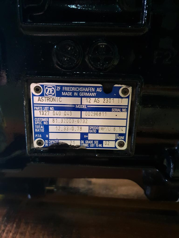 ZF ASTRONIC 12 AS 2301 IT FOR MAN - WITH INTARDER - Caixa de velocidade para Camião: foto 5 ZF ASTRONIC 12 AS 2301 IT FOR MAN - WITH INTARDER - Caixa de velocidade para Camião: foto 5