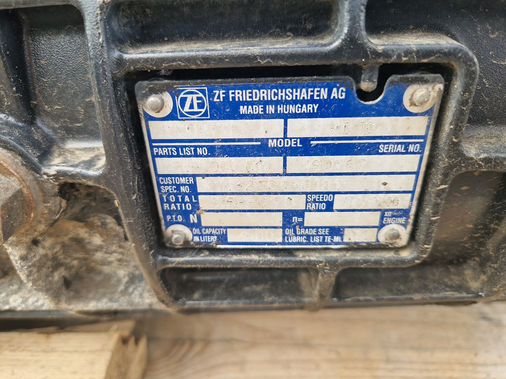 Caixa de velocidade para Camião ZF ECOLITE 6S 800 TO: foto 6