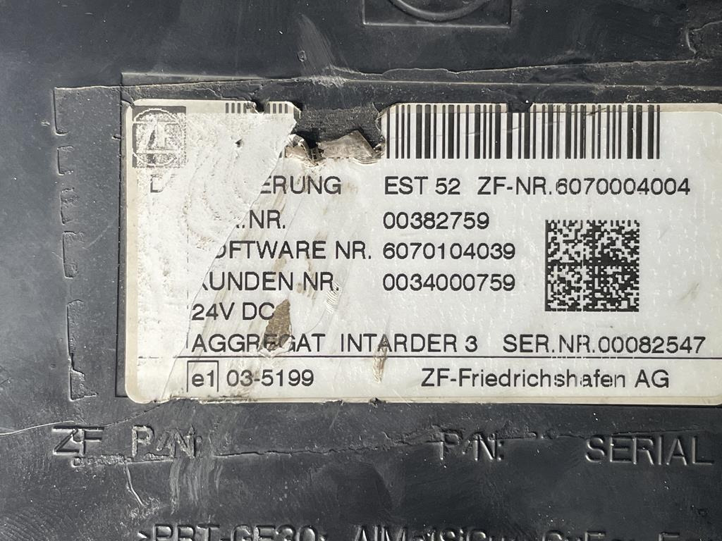 ZF INTARDER 3 - 6070004004 - Centralina electrónica para Camião: foto 2 ZF INTARDER 3 - 6070004004 - Centralina electrónica para Camião: foto 2