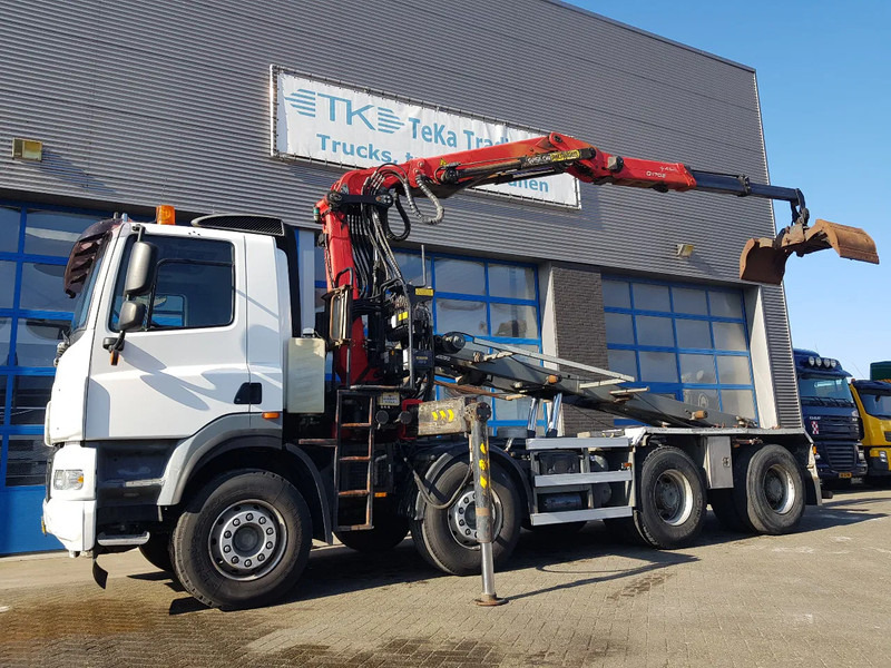 Ginaf X 4241 S 8x4 NCH Z-Crane Epsilon Palfinger Q170Z88 - Camião com sistema de cabo, Camião grua: foto 1 Ginaf X 4241 S 8x4 NCH Z-Crane Epsilon Palfinger Q170Z88 - Camião com sistema de cabo, Camião grua: foto 1