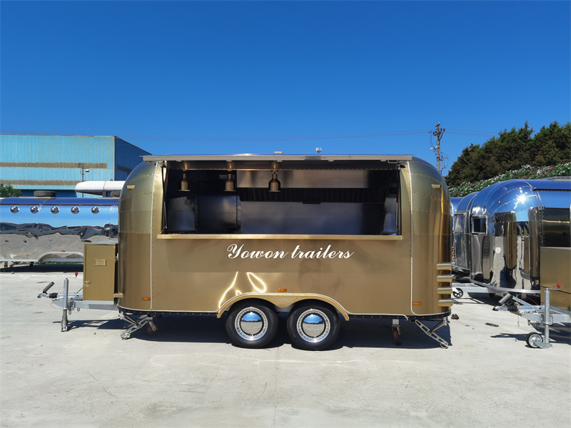 YOWON mobile fast food vending trailer factory price catering truck - Roulote bar: foto 2 YOWON mobile fast food vending trailer factory price catering truck - Roulote bar: foto 2
