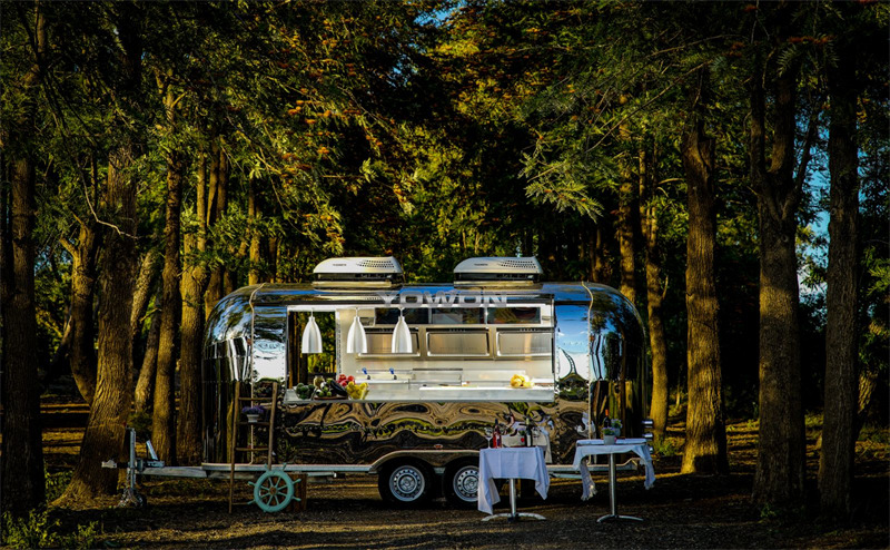 Yowon commercial food vending trailer Airstream type food truck - Roulote bar: foto 2 Yowon commercial food vending trailer Airstream type food truck - Roulote bar: foto 2