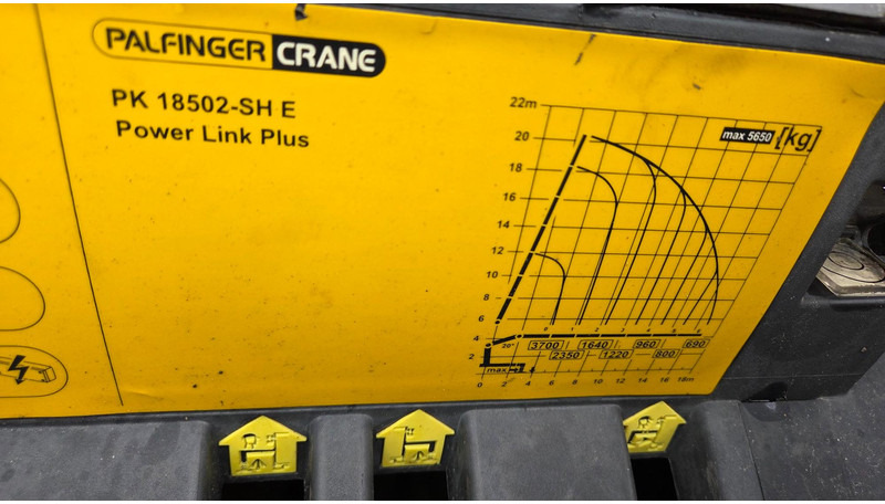 Palfinger PK18502 - Grua para camião para Camião: foto 5 Palfinger PK18502 - Grua para camião para Camião: foto 5