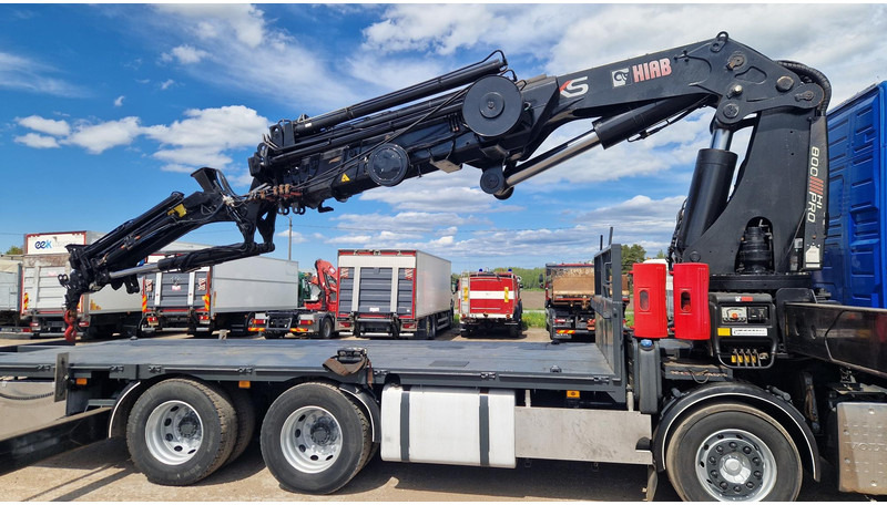 Camião de caixa aberta/ Plataforma, Camião grua Volvo FH480 8X4 HIAB 800E-6 HiPro + JIB170X5: foto 20