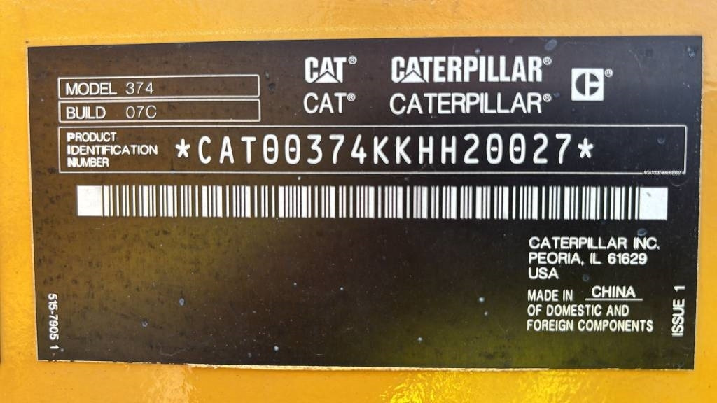 CAT 374 - Escavadora de rastos: foto 2 CAT 374 - Escavadora de rastos: foto 2