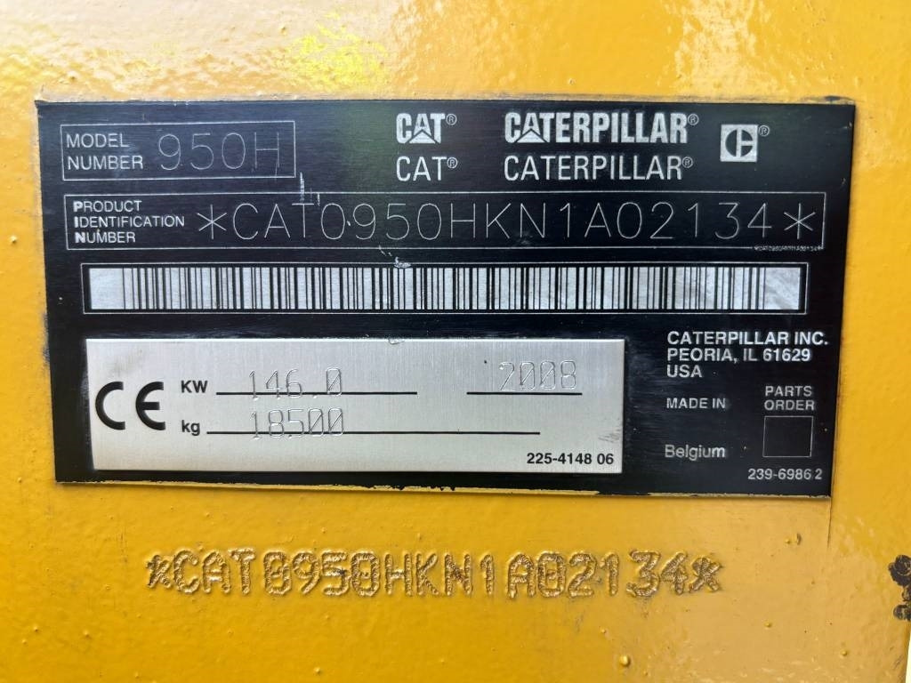 Locação financeira de CAT 950 H (Verified low hours)  CAT 950 H (Verified low hours): foto 10