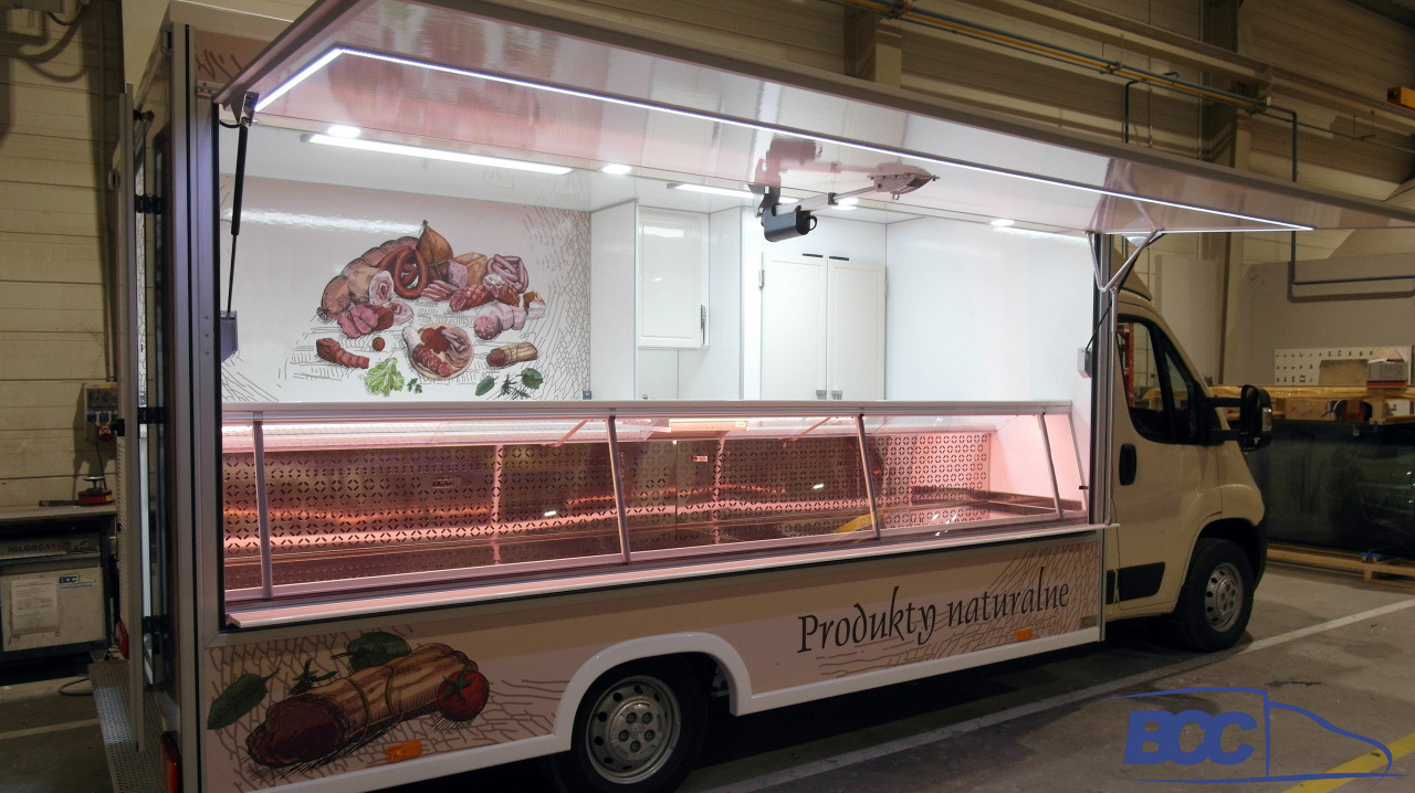 BCC POLSKA - FOOD TRUCK - MOBILNY SKLEP MIĘSNY PEUGEOT BOXER - Food truck: foto 5 BCC POLSKA - FOOD TRUCK - MOBILNY SKLEP MIĘSNY PEUGEOT BOXER - Food truck: foto 5