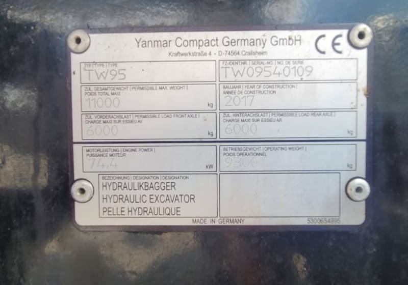 Schaeff TW95 / SPROWADZONA Z FRANCJI/ 6 500 MTH - Escavadeira de rodas: foto 2 Schaeff TW95 / SPROWADZONA Z FRANCJI/ 6 500 MTH - Escavadeira de rodas: foto 2