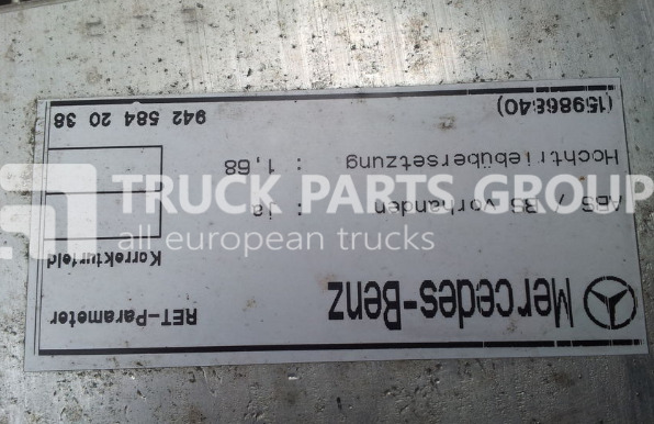 MERCEDES-BENZ Mercedes Actros MP1, MP2, MP3 retarder control unit VOITH, , 534 control unit - Centralina electrónica para Camião: foto 2 MERCEDES-BENZ Mercedes Actros MP1, MP2, MP3 retarder control unit VOITH, , 534 control unit - Centralina electrónica para Camião: foto 2