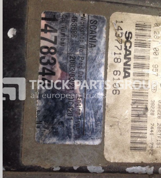 SCANIA engine computer, EDC, ECU, 1440666, BOSCH 0281010187, 1 control unit - Centralina electrónica para Camião: foto 4 SCANIA engine computer, EDC, ECU, 1440666, BOSCH 0281010187, 1 control unit - Centralina electrónica para Camião: foto 4