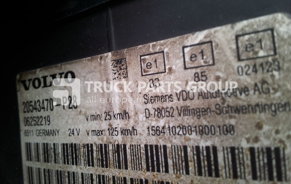 VOLVO FH12, FH13, FM12, FM13, EURO3, EURO4 EURO5 emission instrument p dashboard - Painel de instrumentos para Camião: foto 5 VOLVO FH12, FH13, FM12, FM13, EURO3, EURO4 EURO5 emission instrument p dashboard - Painel de instrumentos para Camião: foto 5