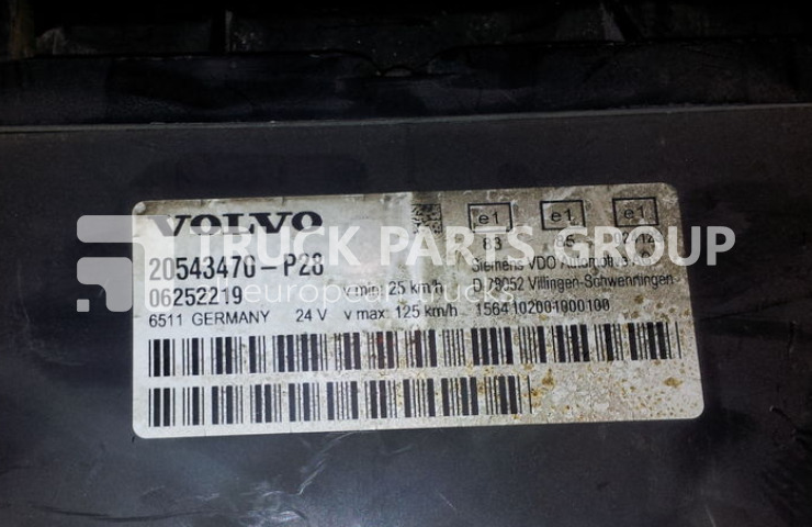 VOLVO FH12, FH13, FM12, FM13, EURO3, EURO4 EURO5 emission instrument p dashboard - Painel de instrumentos para Camião: foto 2 VOLVO FH12, FH13, FM12, FM13, EURO3, EURO4 EURO5 emission instrument p dashboard - Painel de instrumentos para Camião: foto 2