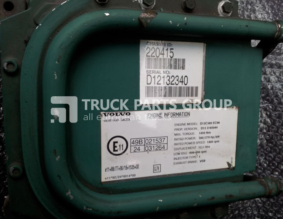 VOLVO FH12, FM12, EURO 3 emission engine control unit, D12C 380 HP, D1 control unit - Centralina electrónica para Camião: foto 1 VOLVO FH12, FM12, EURO 3 emission engine control unit, D12C 380 HP, D1 control unit - Centralina electrónica para Camião: foto 1