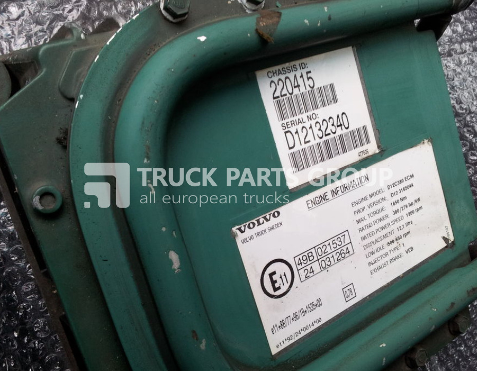 VOLVO FH12, FM12, EURO 3 emission engine control unit, D12C 380 HP, D1 control unit - Centralina electrónica para Camião: foto 4 VOLVO FH12, FM12, EURO 3 emission engine control unit, D12C 380 HP, D1 control unit - Centralina electrónica para Camião: foto 4