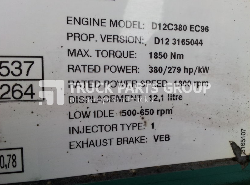 VOLVO FH12, FM12, EURO 3 emission engine control unit, D12C 380 HP, D1 control unit - Centralina electrónica para Camião: foto 3 VOLVO FH12, FM12, EURO 3 emission engine control unit, D12C 380 HP, D1 control unit - Centralina electrónica para Camião: foto 3