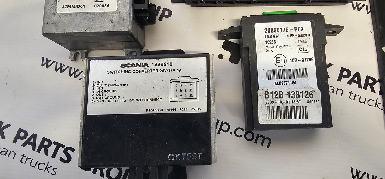 Volvo VOLVO, SCANIA BUS electronic FMS GW, switching converter, vip2000 STD Node2 unit, vbox 3600 c1 Multiq, Thoreb LCD 11085A, 1449519, 20890176, 20890176-P02, B12B 138126, 10R-31706, 70329277, 14390, 1449 - Centralina electrónica: foto 3 Volvo VOLVO, SCANIA BUS electronic FMS GW, switching converter, vip2000 STD Node2 unit, vbox 3600 c1 Multiq, Thoreb LCD 11085A, 1449519, 20890176, 20890176-P02, B12B 138126, 10R-31706, 70329277, 14390, 1449 - Centralina electrónica: foto 3