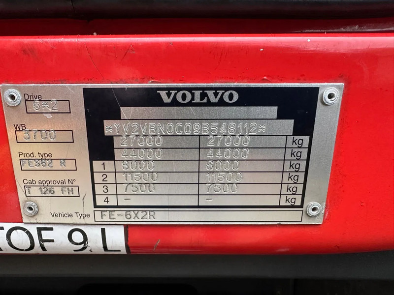 Volvo FE 320 / NL TRUCK / EURO 5 / HIAB MULTILIFT XR 21T / LIKE NEW!! / LOW KM!! / LIFT+STEER AXLE - Camião polibenne: foto 5 Volvo FE 320 / NL TRUCK / EURO 5 / HIAB MULTILIFT XR 21T / LIKE NEW!! / LOW KM!! / LIFT+STEER AXLE - Camião polibenne: foto 5