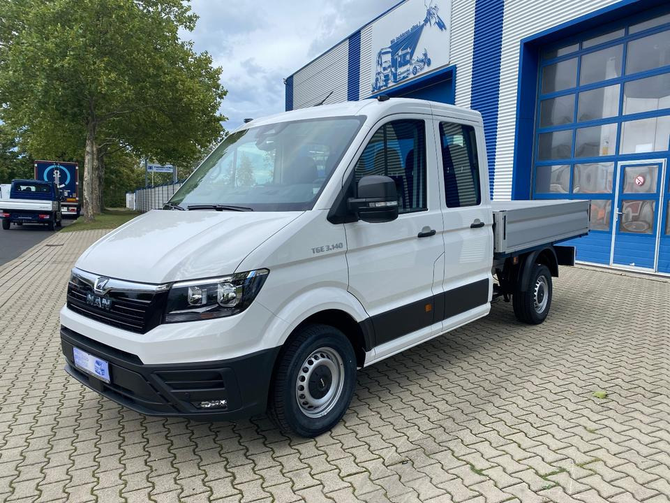 MAN TGE 3.140 Doka Pritsche Next Level *TEMPO*KLIMA*CAM*AHK*APP*PDC*INKL.19% MWST*SOFORT!* - Carrinha de caixa aberta, Carrinha cabine dupla: foto 4 MAN TGE 3.140 Doka Pritsche Next Level *TEMPO*KLIMA*CAM*AHK*APP*PDC*INKL.19% MWST*SOFORT!* - Carrinha de caixa aberta, Carrinha cabine dupla: foto 4