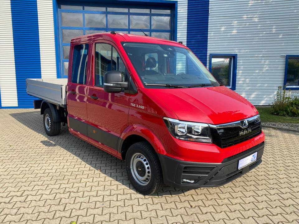 MAN TGE 3.140 Doka Pritsche Next Level *TEMPO*KLIMA*CAM*AHK*APP*PDC*INKL.19% MWST*SOFORT!* - Carrinha de caixa aberta, Carrinha cabine dupla: foto 3 MAN TGE 3.140 Doka Pritsche Next Level *TEMPO*KLIMA*CAM*AHK*APP*PDC*INKL.19% MWST*SOFORT!* - Carrinha de caixa aberta, Carrinha cabine dupla: foto 3