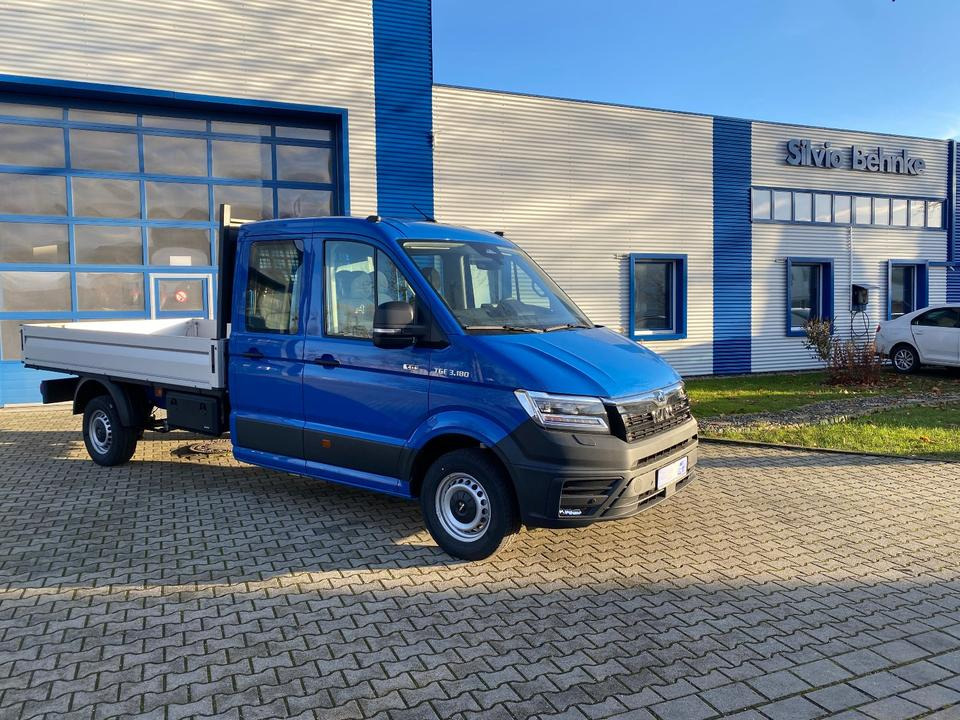 MAN TGE 3.180 4x4 Doka Pritsche Lang *INKL.19% MWT* AUTOMATIK*LED*CAM*AHK*TEMPO*STANDHZG*UVM* - Carrinha de caixa aberta, Carrinha cabine dupla: foto 1 MAN TGE 3.180 4x4 Doka Pritsche Lang *INKL.19% MWT* AUTOMATIK*LED*CAM*AHK*TEMPO*STANDHZG*UVM* - Carrinha de caixa aberta, Carrinha cabine dupla: foto 1