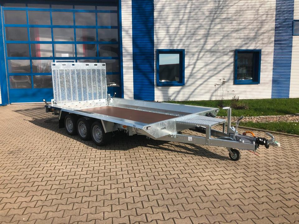 Martz 3-Achs Anhänger Maschinen Tieflader 3500KG *INKL.19% MWST*100KMH*SOFORT!* - Reboque porta máquinas: foto 2 Martz 3-Achs Anhänger Maschinen Tieflader 3500KG *INKL.19% MWST*100KMH*SOFORT!* - Reboque porta máquinas: foto 2