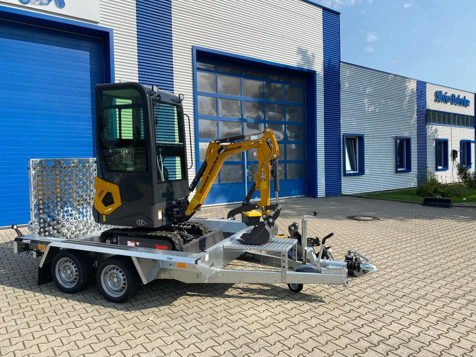 Mini escavadeira Minibagger BK1250KJSR + Tieflader + Zubehör *INKL.19% MWST*BERGER KRAUS*VERSTELLFAHRWERK* KUBOTA*SOFORT!*: foto 7