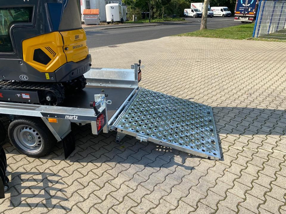 Mini escavadeira Minibagger BK1250KJSR + Tieflader + Zubehör *INKL.19% MWST*BERGER KRAUS*VERSTELLFAHRWERK* KUBOTA*SOFORT!*: foto 19