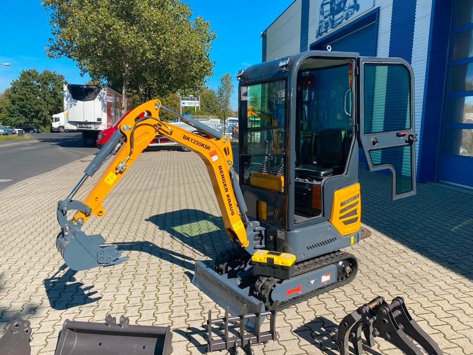 Mini escavadeira Minibagger BK1250KSR inkl. Zubehörpaket Groß *INKL.19% MWST*KUBOTA*SCHWENKARM*VERSTELLFAHRW*SOFORT!*: foto 8