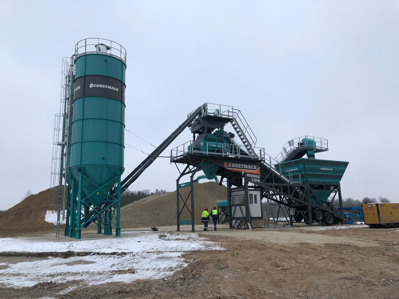 Constmach 100 m³/h Mobile Concrete Batching Plant - Central de betão: foto 3 Constmach 100 m³/h Mobile Concrete Batching Plant - Central de betão: foto 3