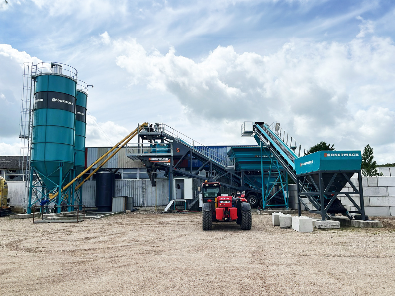 Constmach 60 m³/h Portable Concrete Batching Plant - Central de betão: foto 3 Constmach 60 m³/h Portable Concrete Batching Plant - Central de betão: foto 3