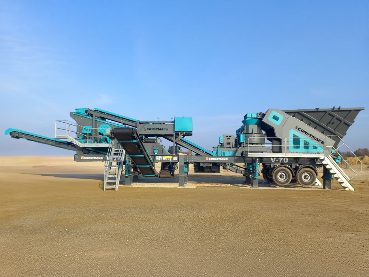 Constmach Concasseur À Impact À Axe Vertical Mobile D'une Capacité De 100 À 150 Tonnes - Britadeira móvel: foto 5 Constmach Concasseur À Impact À Axe Vertical Mobile D'une Capacité De 100 À 150 Tonnes - Britadeira móvel: foto 5