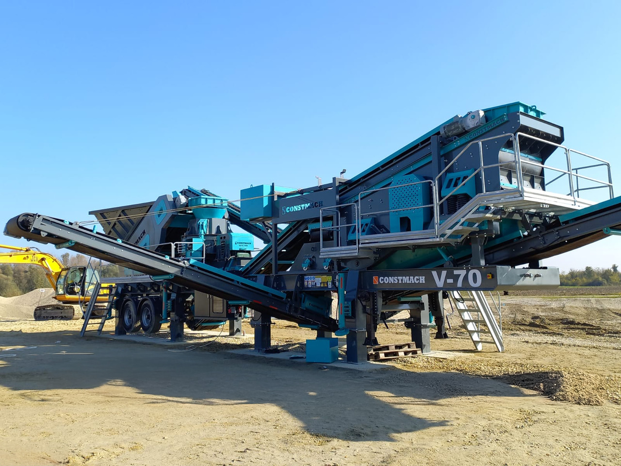 Constmach Concasseur À Impact À Axe Vertical Mobile D'une Capacité De 100 À 150 Tonnes - Britadeira móvel: foto 3 Constmach Concasseur À Impact À Axe Vertical Mobile D'une Capacité De 100 À 150 Tonnes - Britadeira móvel: foto 3
